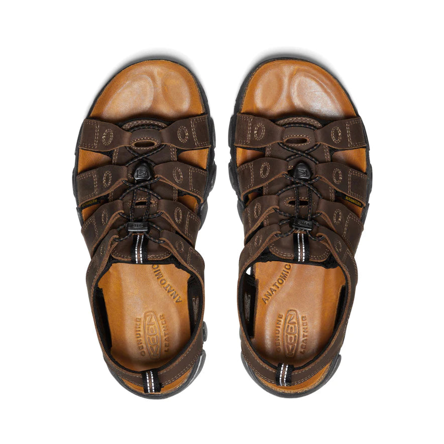 NEW KEEN men\'s daytona ii slide sandal in bison/black KEEN Outdoor Men main image 2