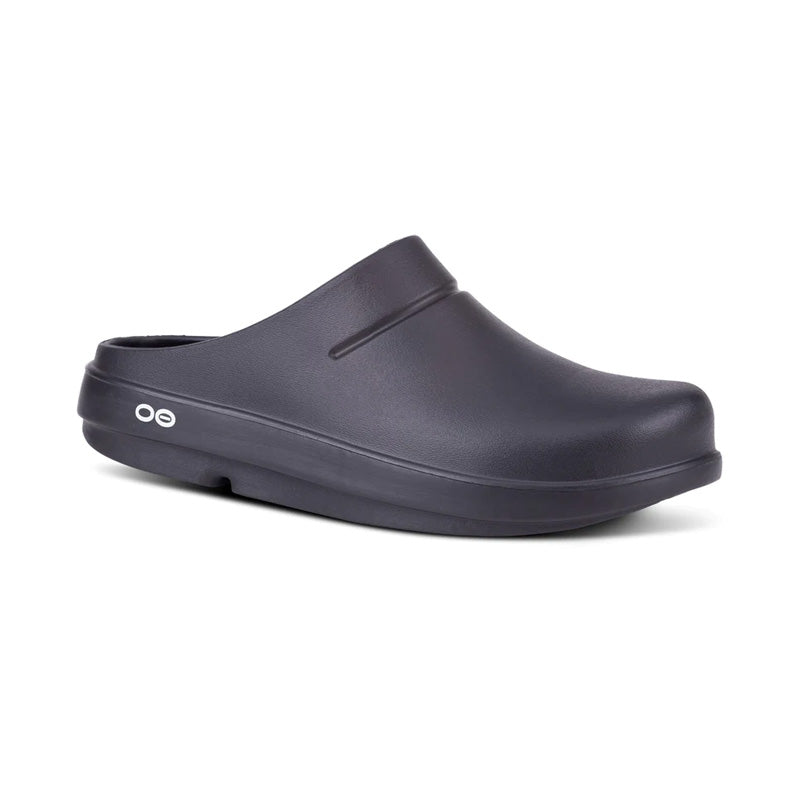 Shop Men's OOcloog Black Matte | Men's Slip Ons Shoes by Oofos