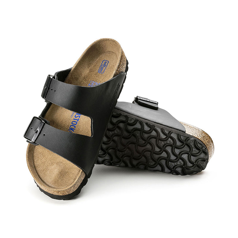 Men's Arizona Soft Footbed Black Birko-Flor – Tradehome Shoes