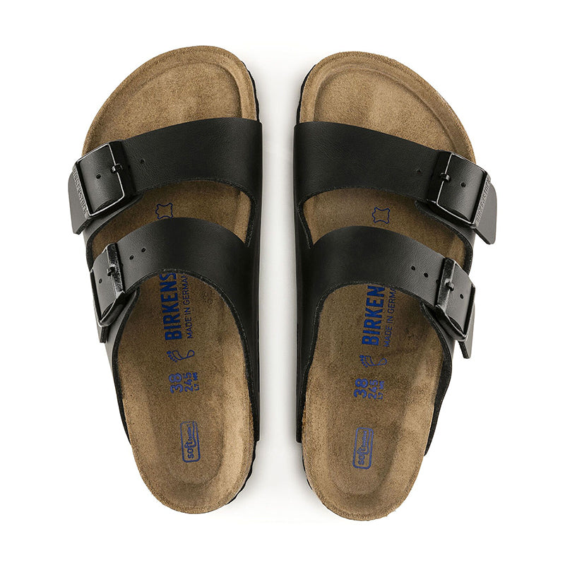 Men's Arizona Soft Footbed Black Birko-Flor – Tradehome Shoes