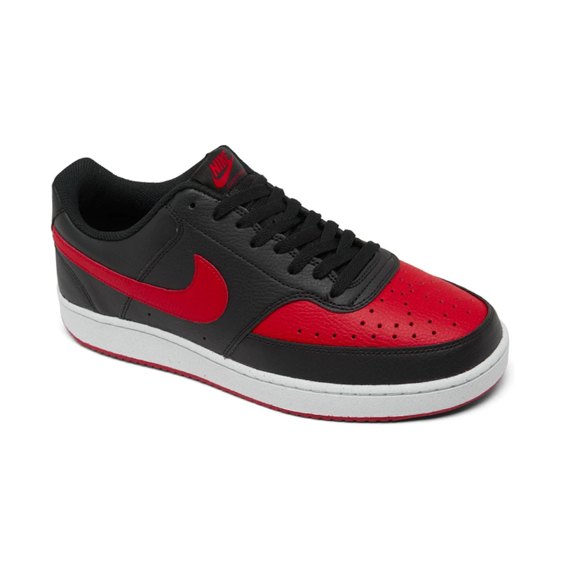 Men's Court Vision Low Next Nature Black/Red/White – Tradehome Shoes