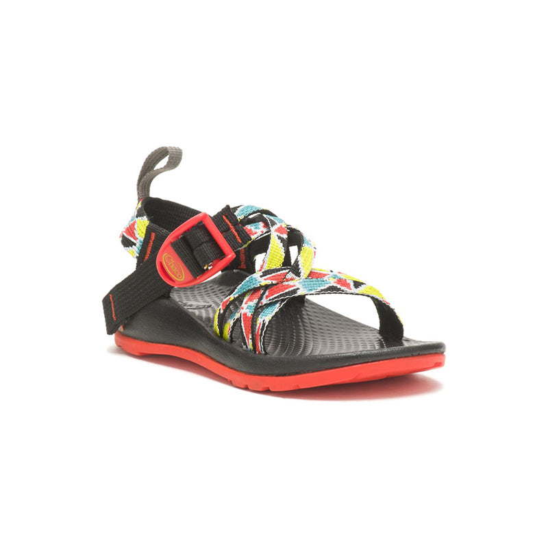 Kid's Chaco Preschool ZX/1 Ecotread - Crust Multi - 45° Angle - Available at Tradehome Shoes
