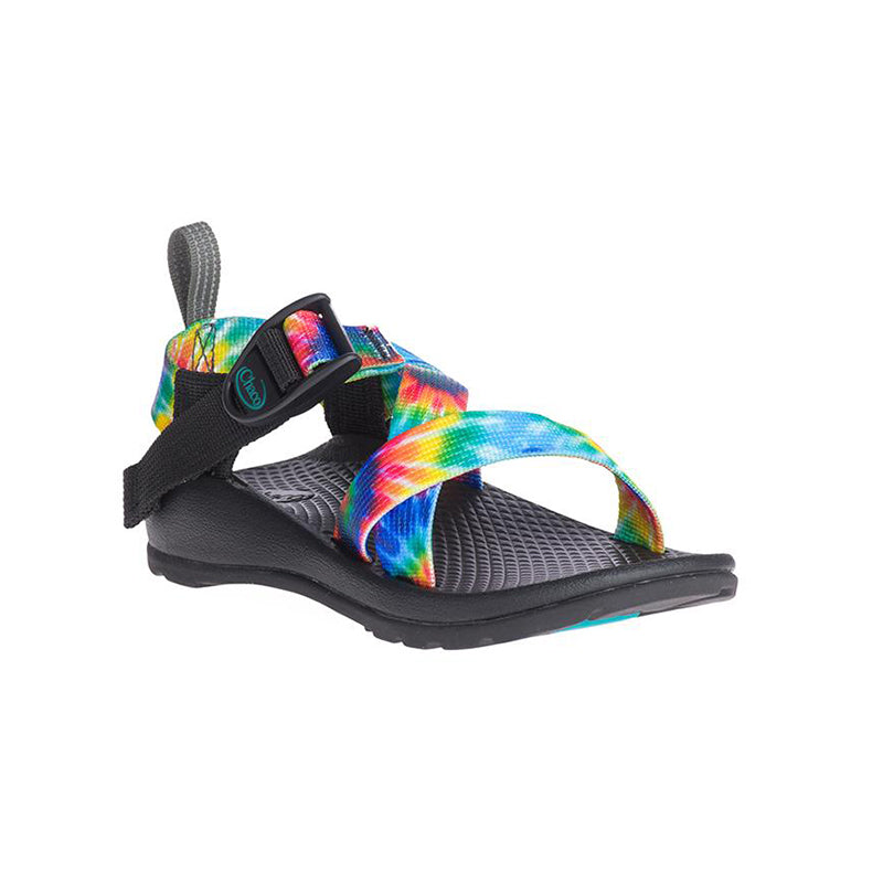 Kid's Chaco Grade School Z/1 Ecotread - Tie Dye - 45° Angle - Available at Tradehome Shoes