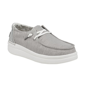 Hey Dude Women's Wendy Stretch Sparkling Slip On Shoes- Grey