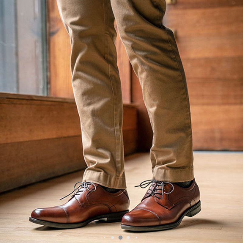 Men s Midtown Cap Toe Oxford Cognac Tradehome Shoes