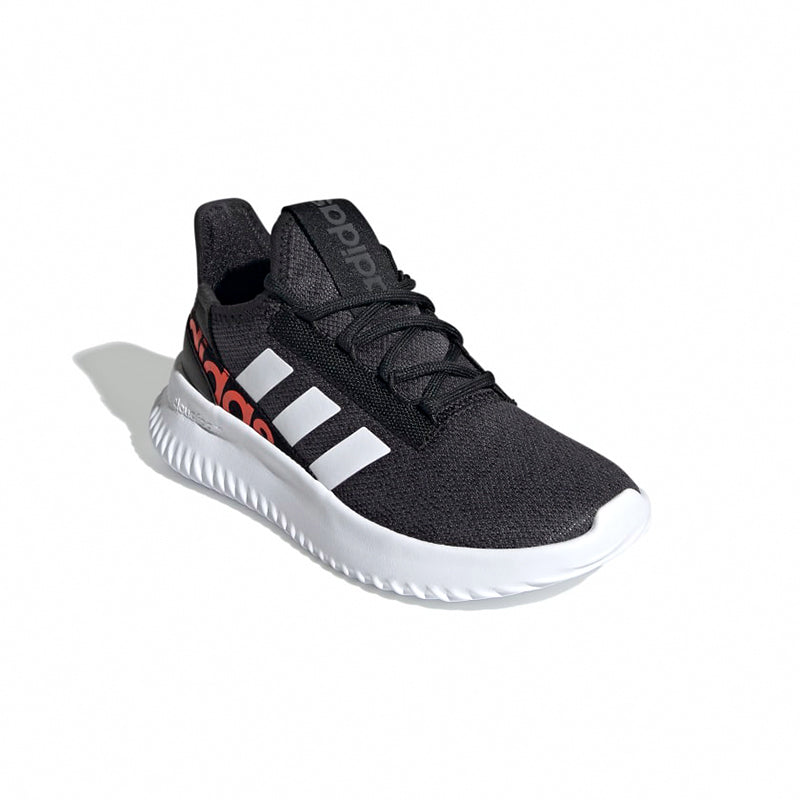 Kid's adidas Grade School Kaptir 2.0 - Black/White/Solar Red - 45° Angle - Available at Tradehome Shoes
