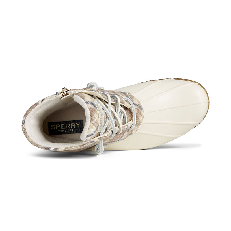 Ivory sperry outlet boots